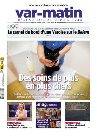 Couverture du magazine "Var-matin Toulon Hyères Le Lavandou" n°20240427