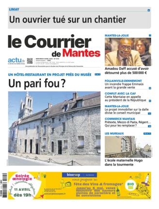 Couverture du magazine "Le Courrier de Mantes" n°20250409