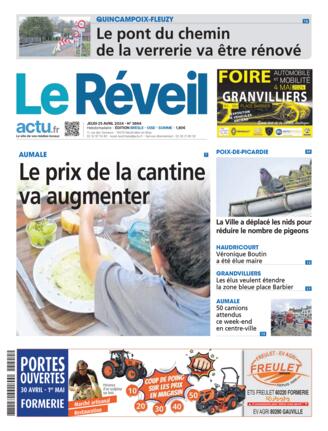 Couverture du magazine "Le Réveil de Neufchâtel : Bresle - Somme" n°20240425