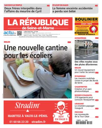 Couverture du magazine "La République de Seine-et-Marne A" n°20240506