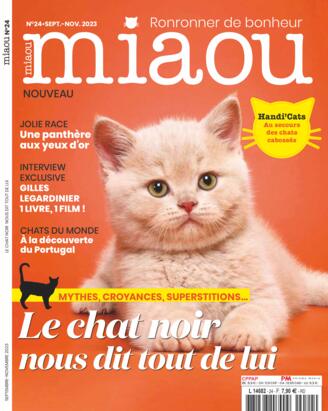 Couverture du magazine "Miaou" n°24