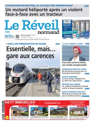 Couverture du magazine "Le Réveil Normand : Orne" n°20250312