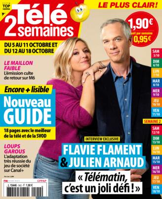 Couverture du magazine "Télé 2 Semaines" n°542