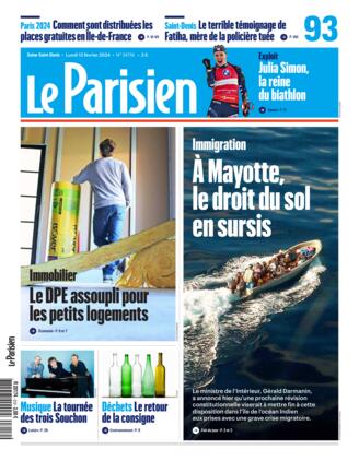 Couverture du magazine "LE PARISIEN 93" n°20240212
