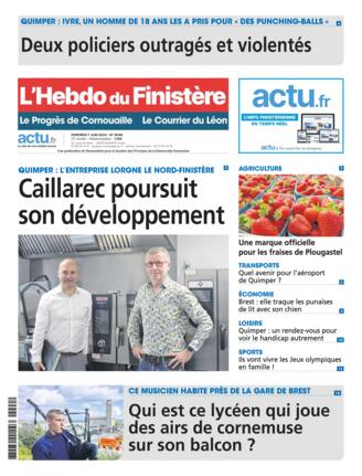 Couverture du magazine "L'hebdo du Finistère : Le progrès de Cornouailles" n°20240607