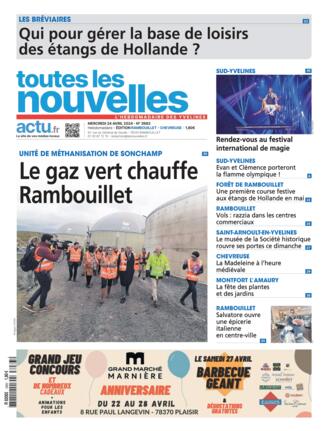 Couverture du magazine "Toutes Les Nouvelles : Rambouillet" n°20240424