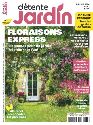 Couverture du magazine "Détente Jardin" n°167