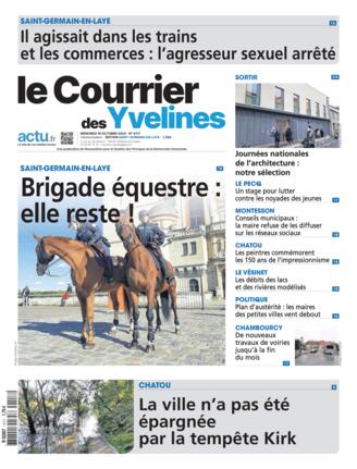 Couverture du magazine "Le Courrier des Yvelines Saint Germain" n°20241016