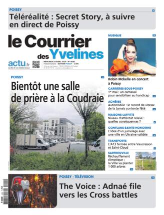 Couverture du magazine "Le Courrier des Yvelines Poissy" n°20240424