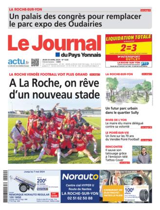 Couverture du magazine "Le Journal du Pays Yonnais" n°20240425