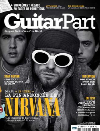 Couverture du magazine "Guitar Part" n°354