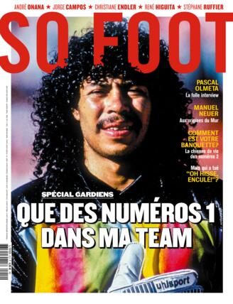 Couverture du magazine "So Foot" n°212