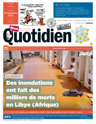 Couverture du magazine "Mon Quotidien" n°8174