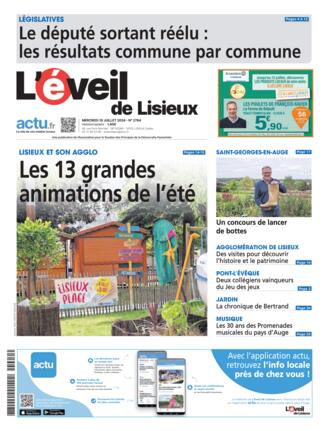 Couverture du magazine "L'Eveil de Lisieux" n°20240710