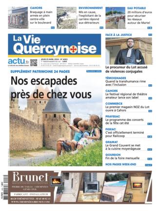 Couverture du magazine "La Vie Quercynoise" n°20240425