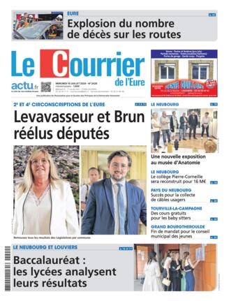 Couverture du magazine "Le Courrier de L'Eure" n°20240710