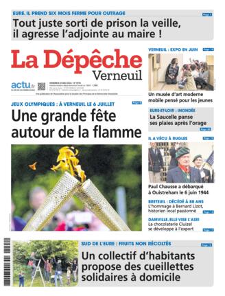 Couverture du magazine "La Dépêche : Verneuil" n°20240531