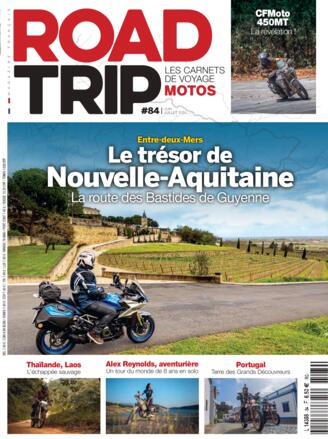 Couverture du magazine "ROAD TRIP" n°84