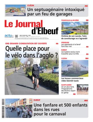Couverture du magazine "Le Journal d'Elbeuf" n°20250410