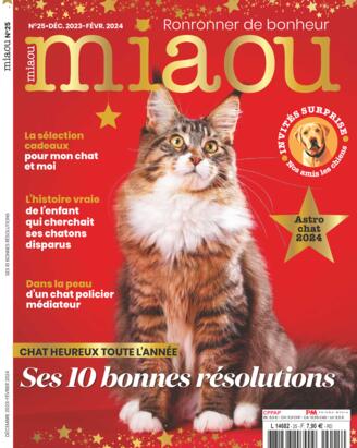 Couverture du magazine "Miaou" n°25
