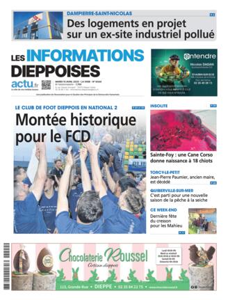 Couverture du magazine "Les Informations Dieppoises" n°20250415