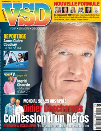 Couverture du magazine "VSD" n°2187