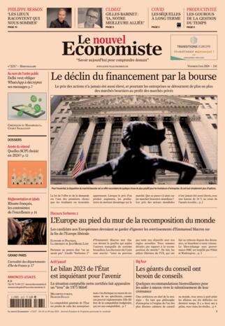 Couverture du magazine "Le nouvel Economiste" n°2217