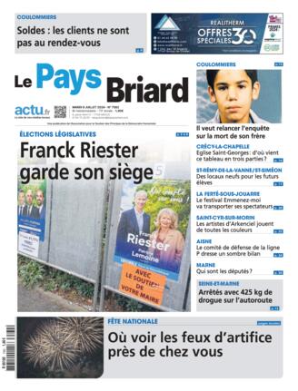 Couverture du magazine "Le Pays Briard" n°20240709