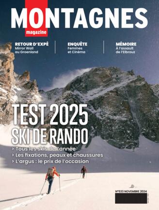 Couverture du magazine "MONTAGNES MAGAZINE" n°533