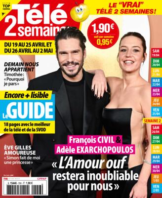 Couverture du magazine "Télé 2 Semaines" n°556