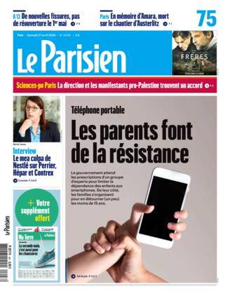 Couverture du magazine "LE PARISIEN" n°20240427