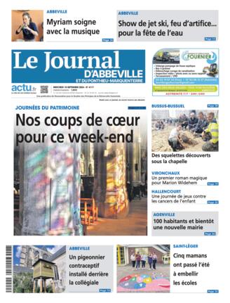 Couverture du magazine "Le Journal d'Abbeville" n°20240918