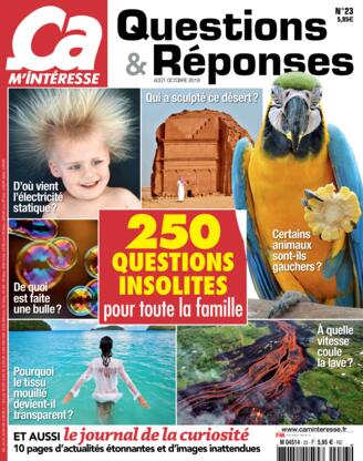 Couverture du magazine "Ca M'Intéresse Questions Et Réponses" n°23