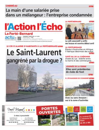 Couverture du magazine "L'écho Sarthois" n°20250307