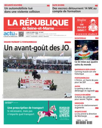 Couverture du magazine "La République de Seine-et-Marne C" n°20240422