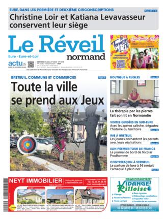 Couverture du magazine "Le Réveil Normand : Eure" n°20240710