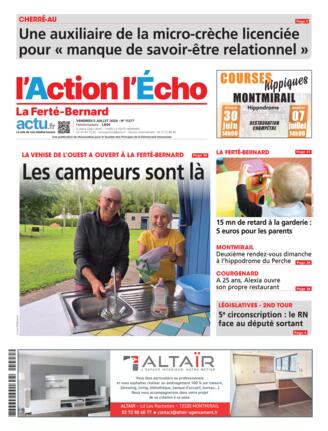 Couverture du magazine "L'écho Sarthois" n°20240705