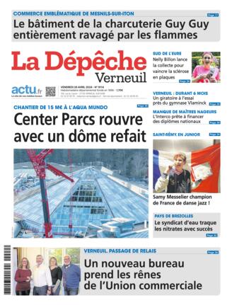 Couverture du magazine "La Dépêche : Verneuil" n°20240426