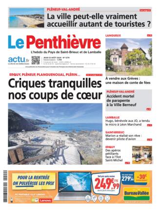 Couverture du magazine "Le Penthièvre" n°20240822