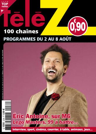 Couverture du magazine "Télé Z 100 Chaînes" n°2238