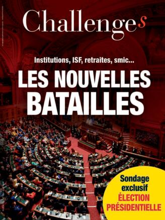 Couverture du magazine "Challenges" n°838