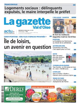 Couverture du magazine "La Gazette du Val d'Oise" n°20240424