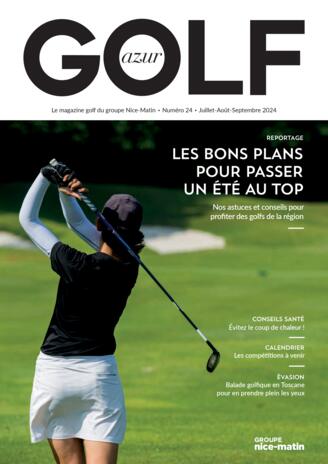 Couverture du magazine "GOLF AZUR" n°24