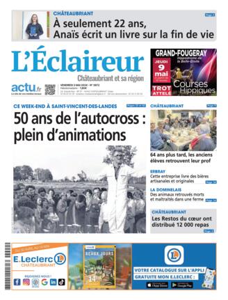 Couverture du magazine "L'Eclaireur de Châteaubriant" n°20240503