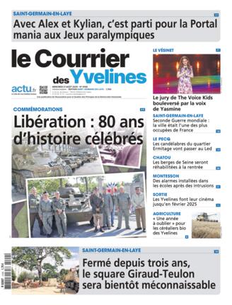 Couverture du magazine "Le Courrier des Yvelines Saint Germain" n°20240821