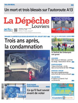 Couverture du magazine "La Dépêche : Louviers" n°20240605