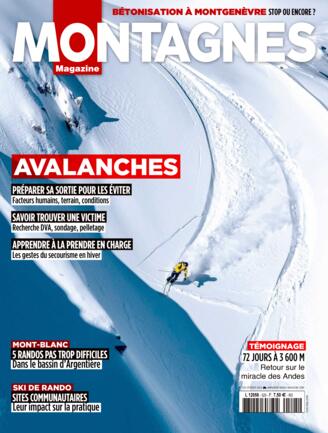 Couverture du magazine "MONTAGNES MAGAZINE" n°525