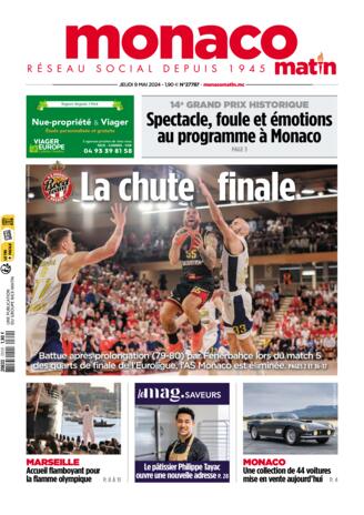 Couverture du magazine "Monaco-matin" n°20240509