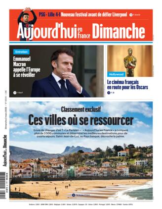 Couverture du magazine "AUJOURDHUI EN FRANCE" n°20250302