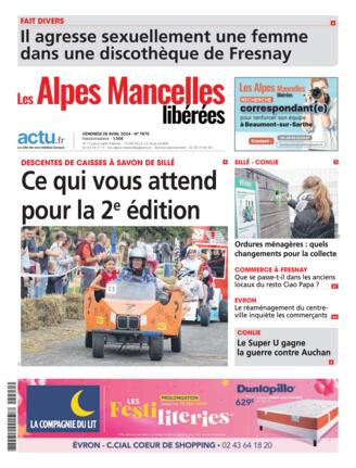 Couverture du magazine "Les Alpes Mancelles" n°20240426